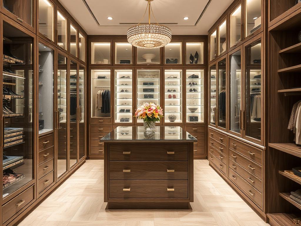 Detalhe de marcenaria premium