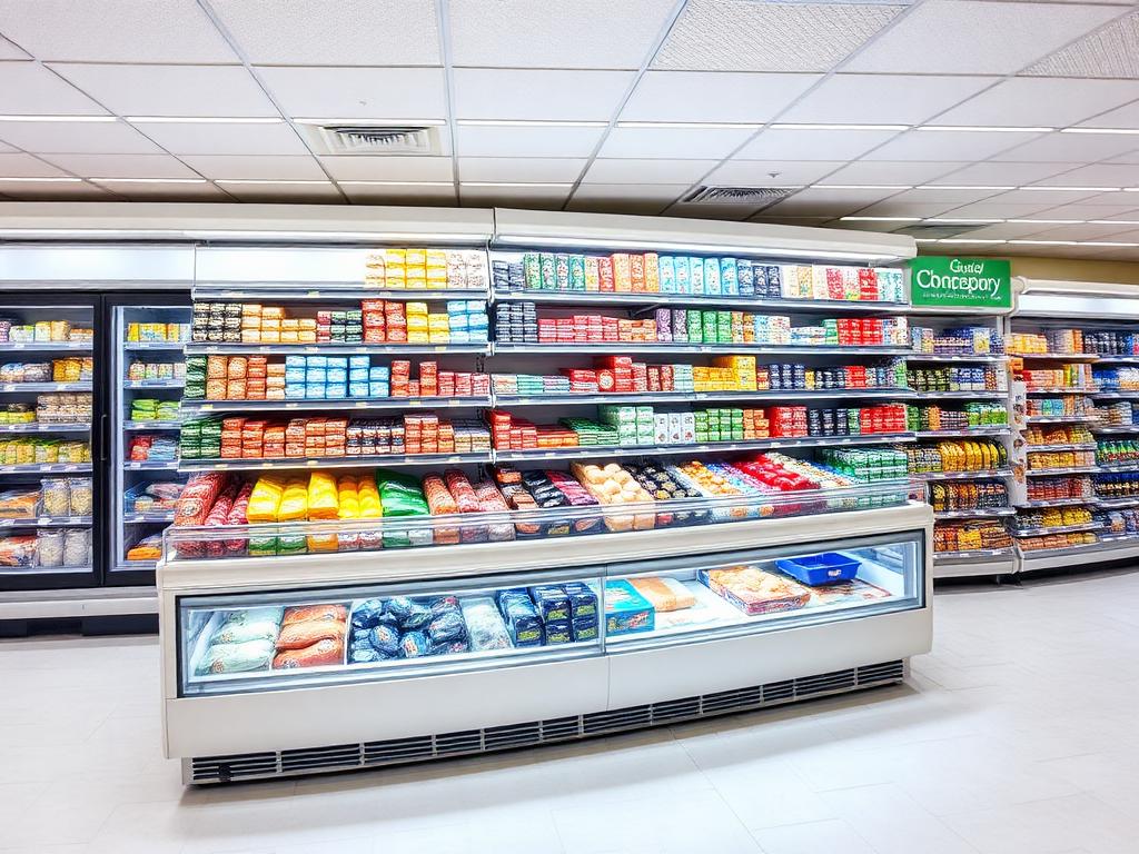Ilha Refrigerada para Supermercado